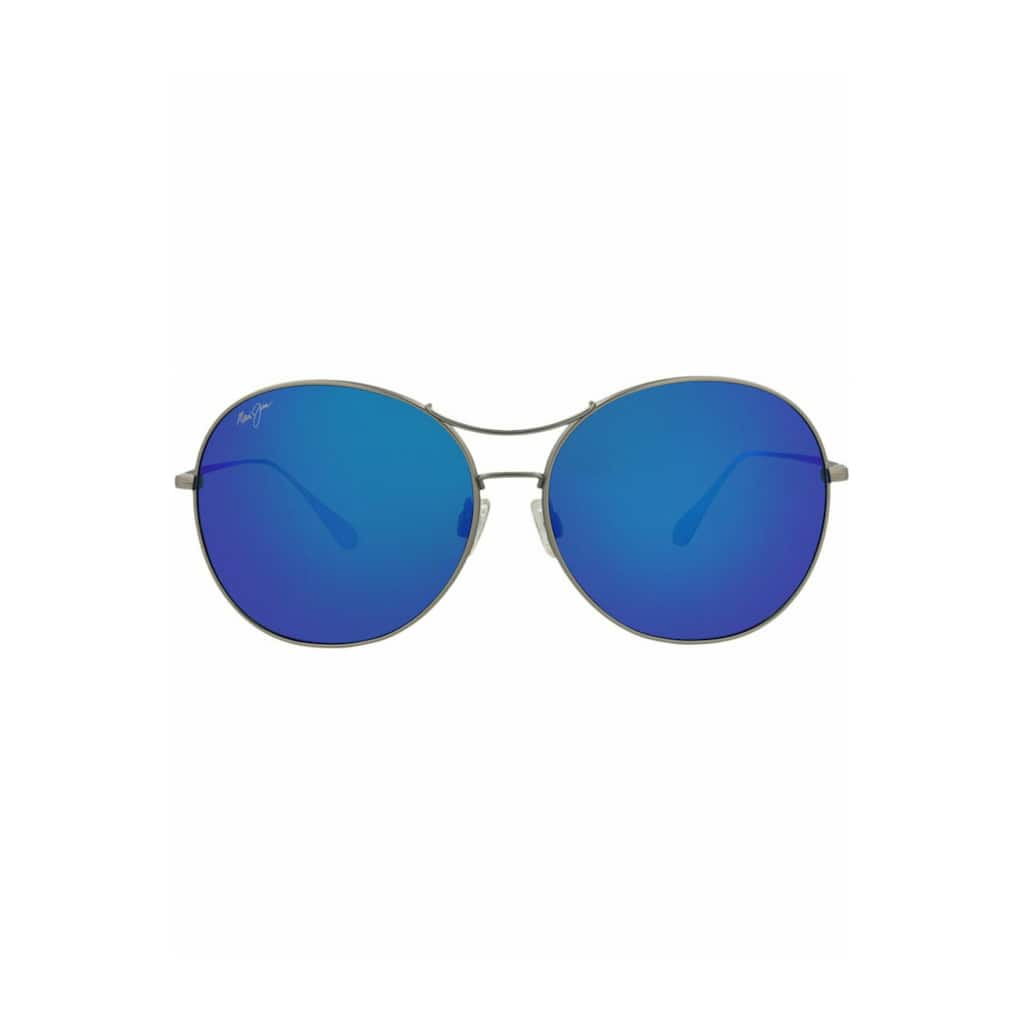 Maui Jim Round-Frame Titanium Sunglasses