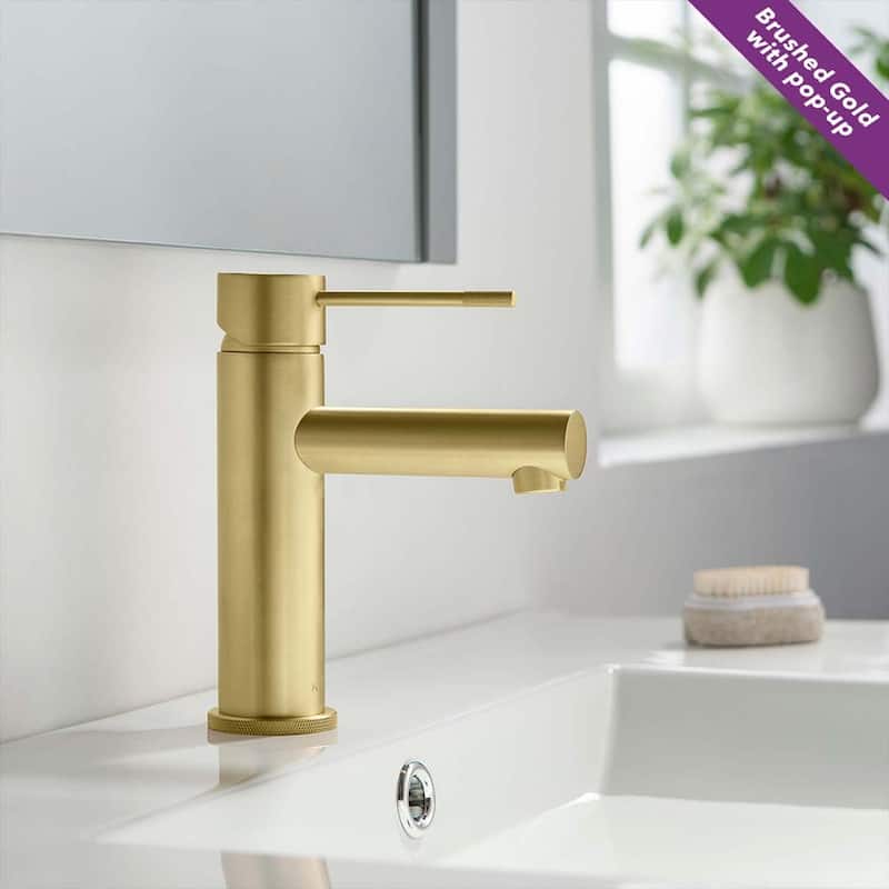 Luxury Solid Brass Single Hole Bathroom Faucet