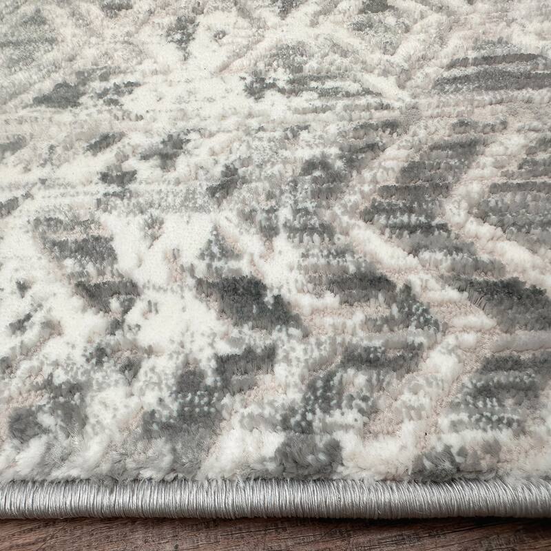 Admire Home Living Lucio 1243 Transitional Geometric Area Rug