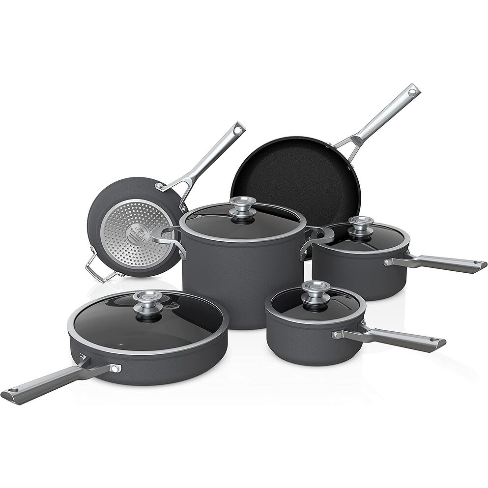 Ninja C59500 Foodi NeverStick Premium 10-Piece Cookware Set - Bed