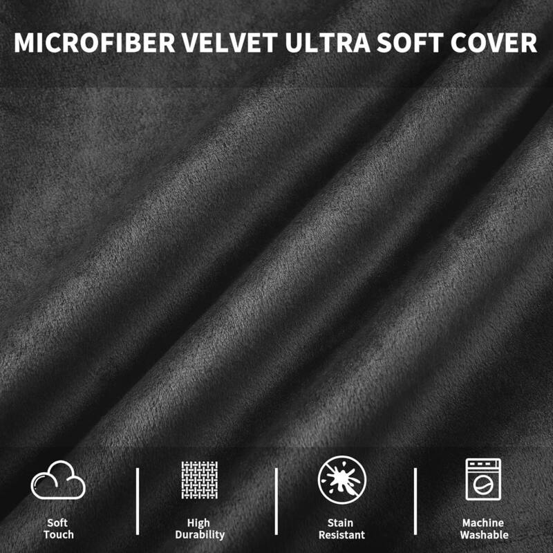 4FT Round Beanbag, with Velvet Cover