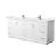Option White / White Quartz Top / Brushed Nickel Hardware