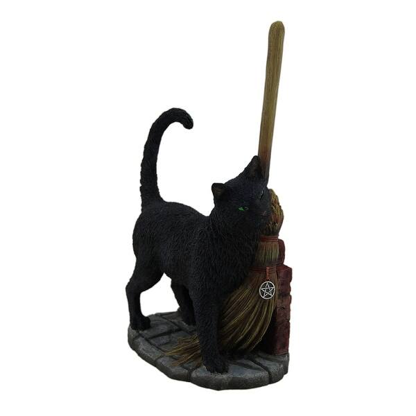 Shop Lisa Parker S A Brush With Magic Black Cat Broom Statue