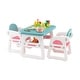 preview thumbnail 1 of 28, Costway 3-Piece Kids Table and Chair Set Toddler Activity Study Desk - See Details Blue & Pink