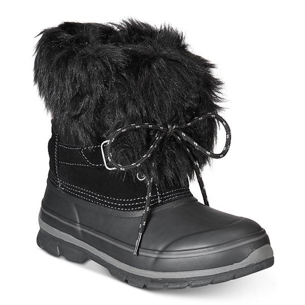 Khombu Womens Brooke Leather Closed Toe Mid-Calf Cold Weather Boots. Opens flyout.