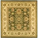 SAFAVIEH Lyndhurst Ambrogina Traditional Area Rug - 6' x 6' Square - Sage/Ivory
