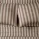 preview thumbnail 1 of 2, Truly Soft Weston Stripe 4 Piece Sheet Set Full - Brown