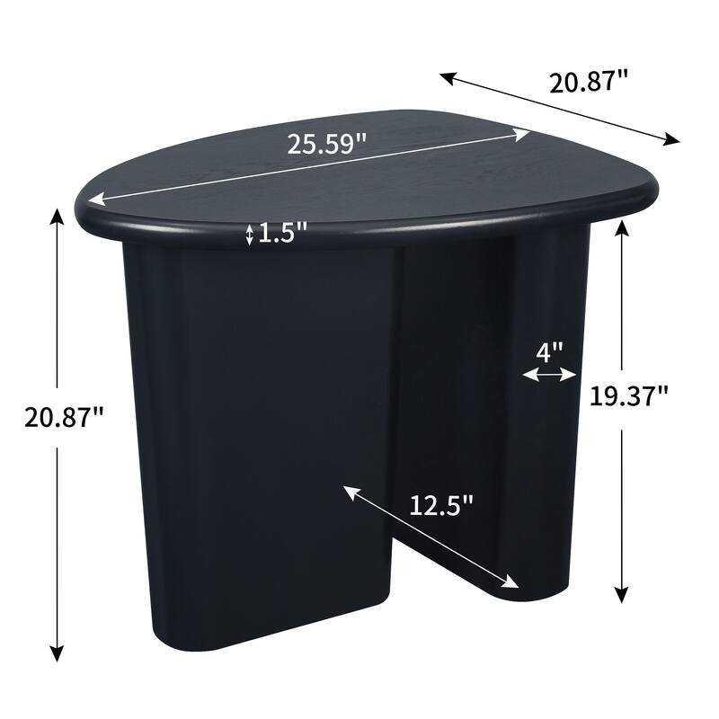 Tapered Tabletop Side Table