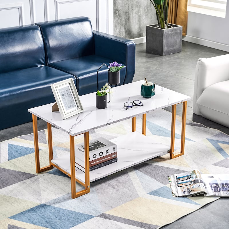 Modern Rectangle Tabletop Coffee Table