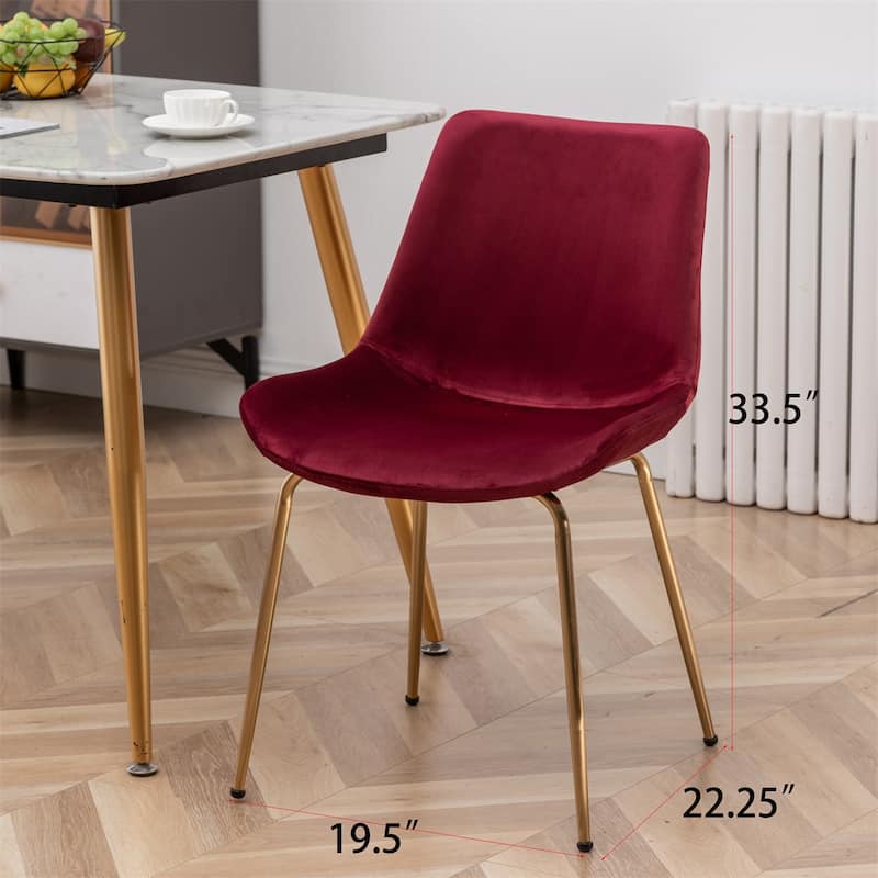 Modern Velvet Dining Chair,Set of 2
