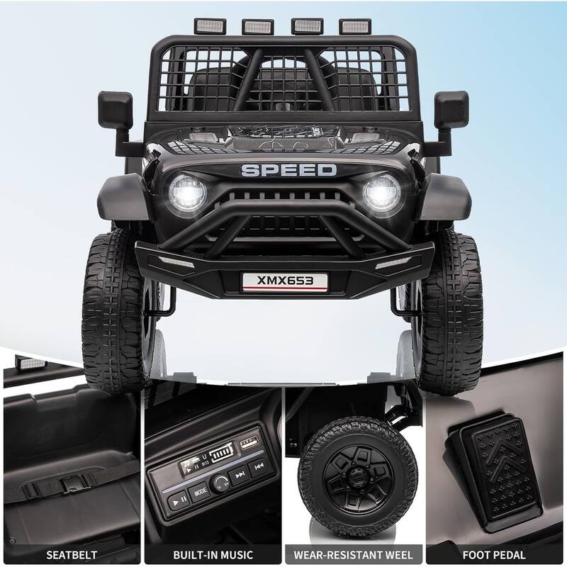 Electric Vehicles 12V Ride on Car for 3+ Kids Best Gift