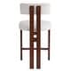 preview thumbnail 20 of 23, Christopher Knight Home - Ava Stylish Upholstered Round Counter stool with Low Back (Set of 2) - 21''L x 20''W x 38''H