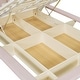 preview thumbnail 15 of 14, Pink Queen Velvet Upholstered Platform Bed w/ Hydrualic Storage, Floating Wood Bed Frame w/ LED Light & USB Port for Kids Adults