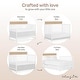 preview thumbnail 5 of 3, Dream On Me Kai Convertible Crib, White+Natural - White + Natural