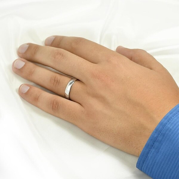 4.5 mm men's wedding band
