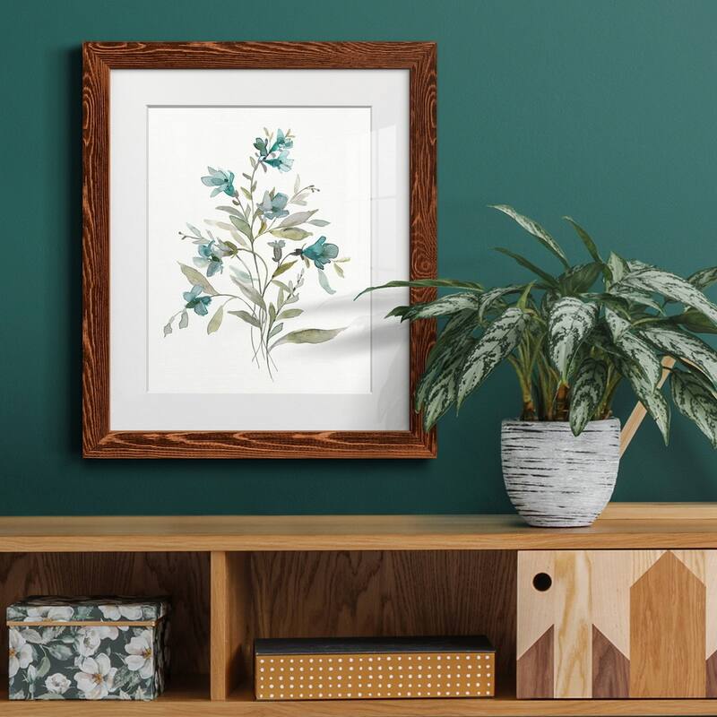 Linen Botanical III-Premium Framed Print - Ready to Hang