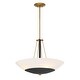 preview thumbnail 2 of 0, Minka Lavery 1704 Bax 4 Light 24" Wide Suspension Pendant