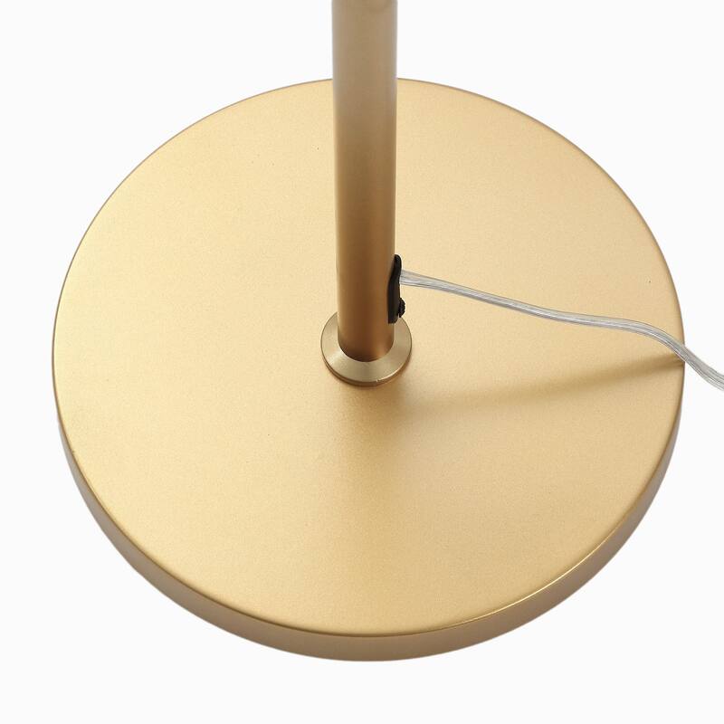 Floor Lamp Modern Brass 69" 3-Light Clear Glass Globes
