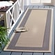 preview thumbnail 85 of 133, SAFAVIEH Courtyard Sherrie Border Indoor/ Outdoor Waterproof Patio Backyard Rug
