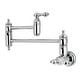 preview thumbnail 21 of 46, Restoration Wall Mount Pot Filler Kitchen Faucet Polished Chrome