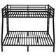 preview thumbnail 5 of 9, Queen Over King Metal Bunk Bed with Dual Ladders, Underbed Storage, and Noise-Free Design, Heavy-Duty Frame