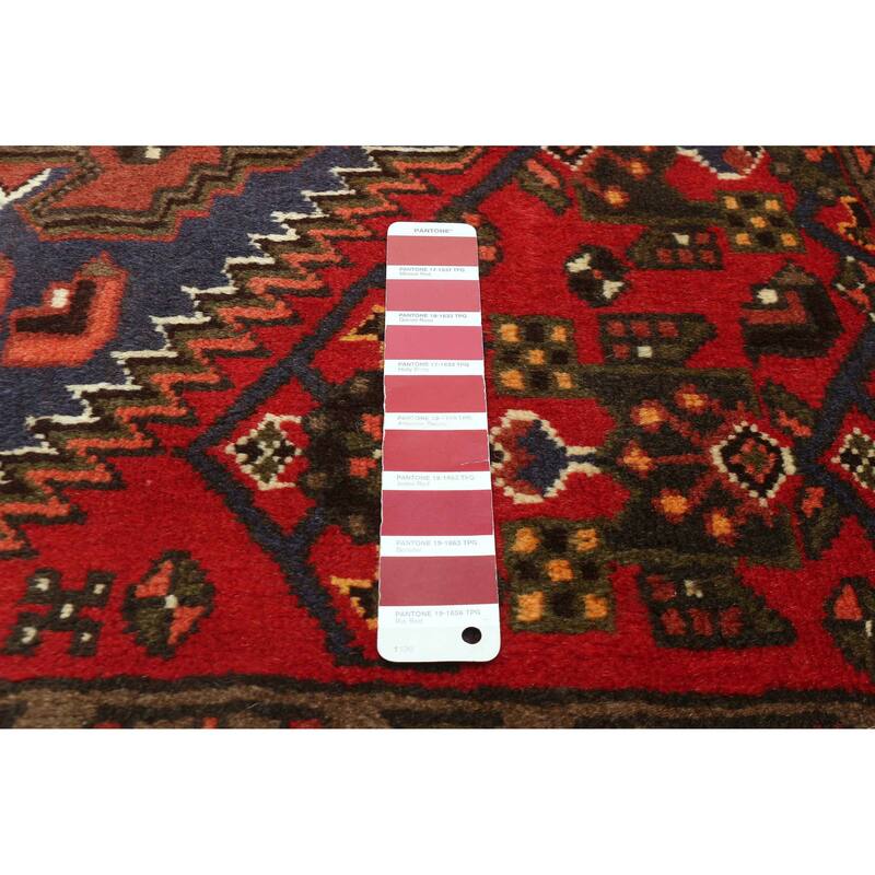 ECARPETGALLERY Hand-knotted Andelz Red Wool Rug - 3'2 x 5'3