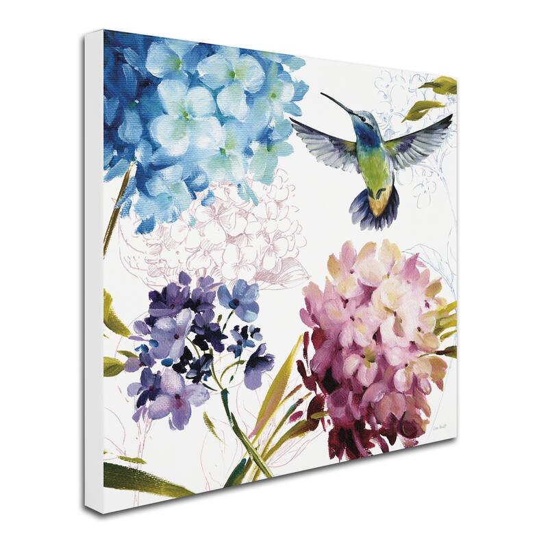 Lisa Audit 'Spring Nectar Square III' Canvas Art
