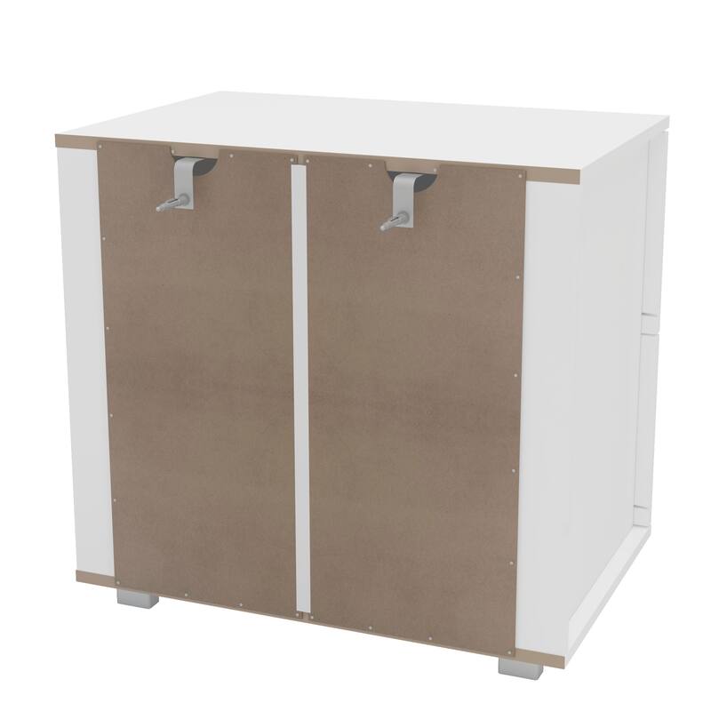 Polifurniture Madison Modern 2 Drawer Nightstand