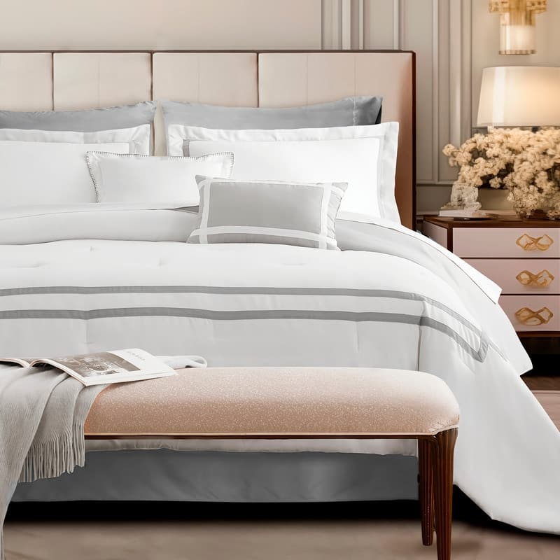 Wonderful Hotel Comforter Set Bag in A Bag 8 Piece