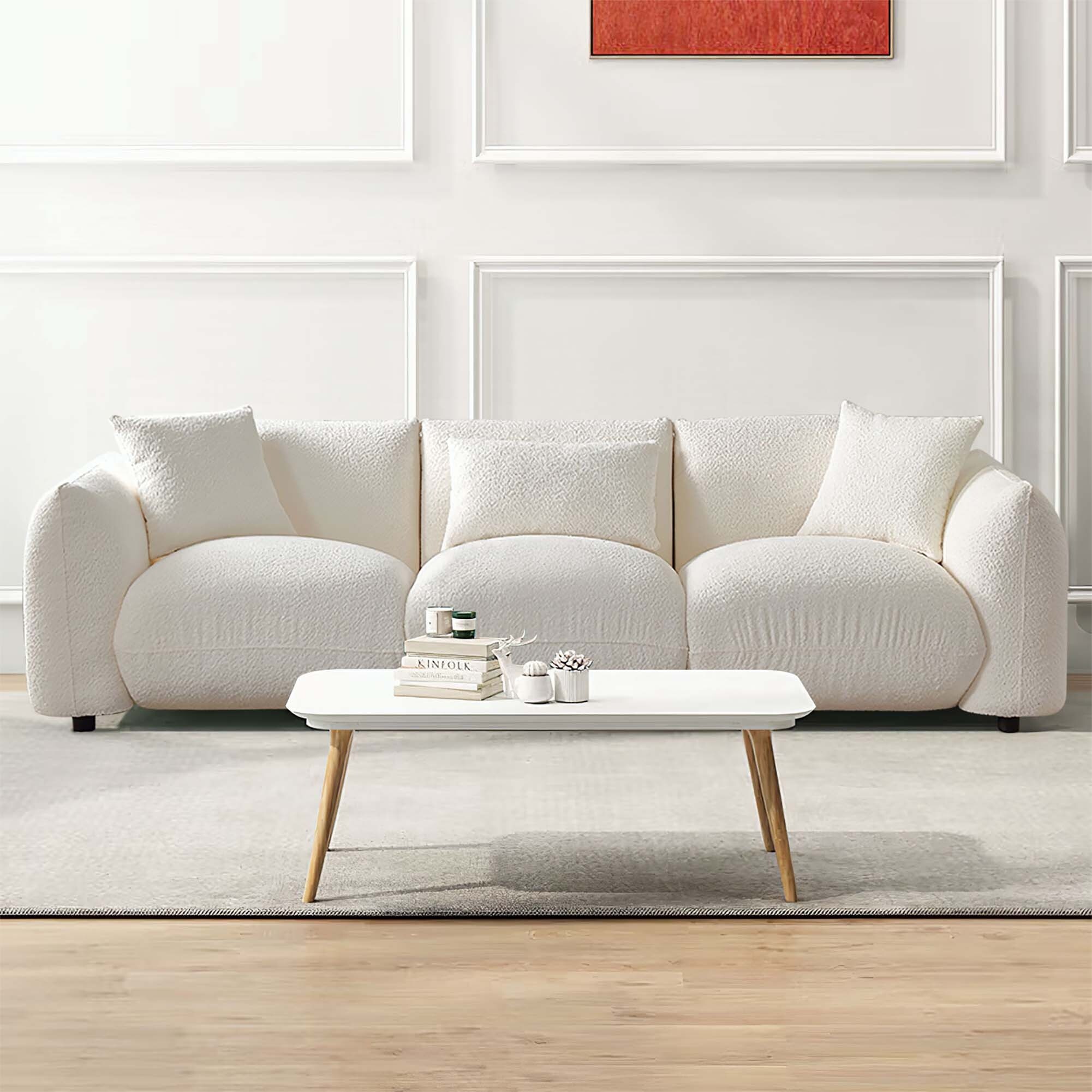Modern Couch 3 Seater Sofa On Sale Bed Bath Beyond 38167347