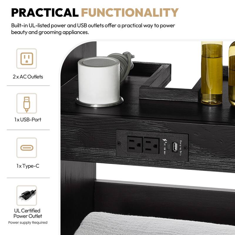 Leon 60 in. Double Bathroom Vanity with Composite Stone Top