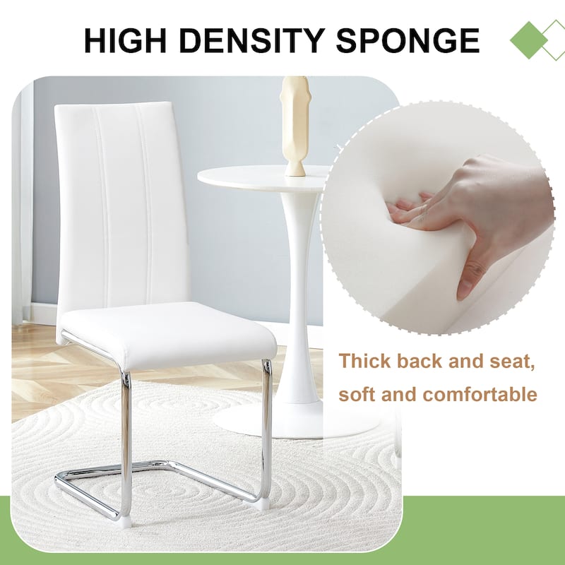 4-Pack Modern High-Back Dining Chairs