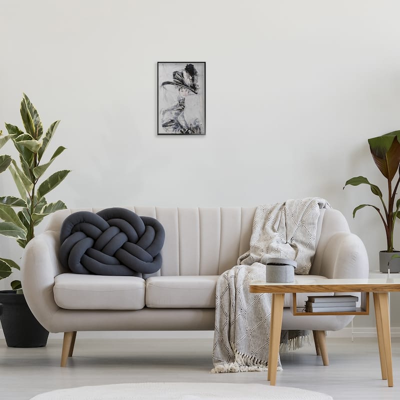 Stupell Abstract Sophisticated Audrey Framed Giclee Art Design By Lucille Lee