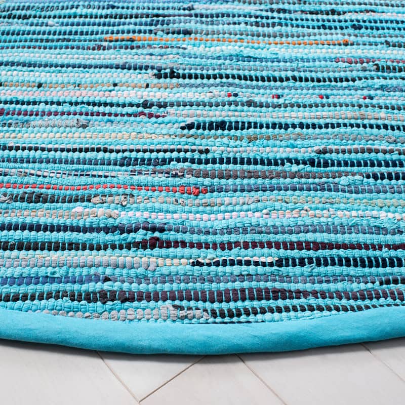 SAFAVIEH Handmade Rag Rug Litzy Stripe Cotton Rug