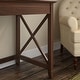 preview thumbnail 36 of 68, Key West 54W Computer Desk with Cabinet and Bookcase by Bush Furniture