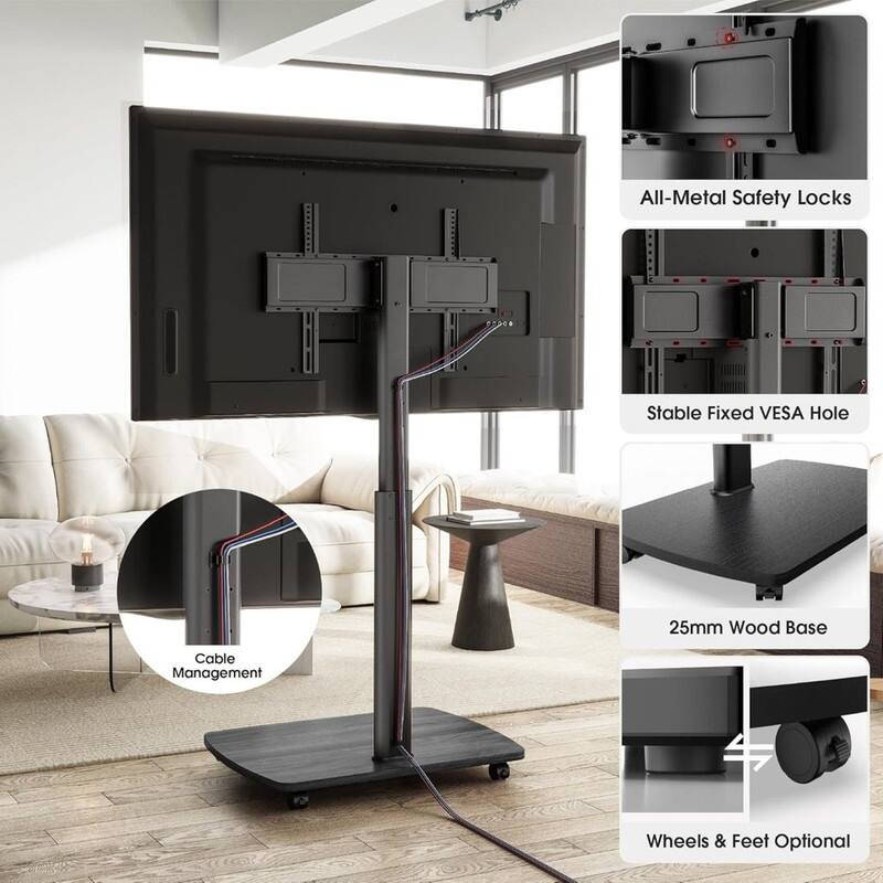 Rolling TV Stand