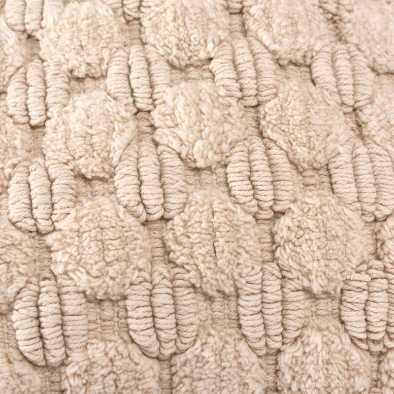 Rizzy Home Woven Textured Solid Throw Pillow
