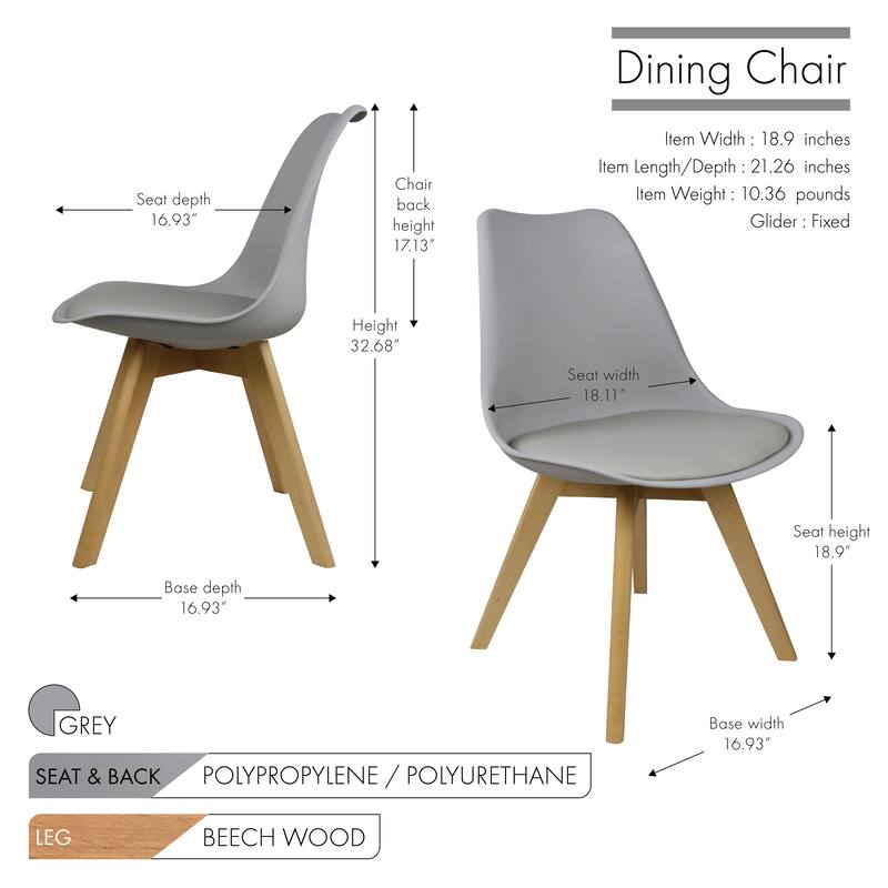 Porthos Home Elle Dining Chair (Set of 2)