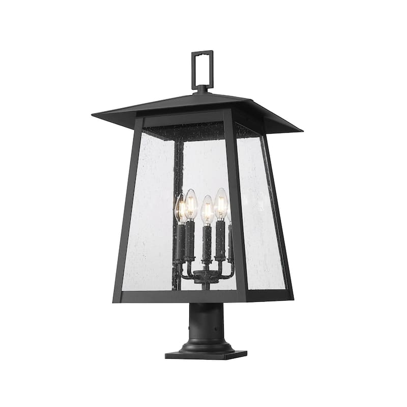 Z-Lite 5015PHXLR-533PM Rainer 5 Light 30" Tall Marine Grade Post Light