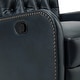 preview thumbnail 32 of 45, Jordano Genuine Leather Recliner with Metal Base by HULALA HOME