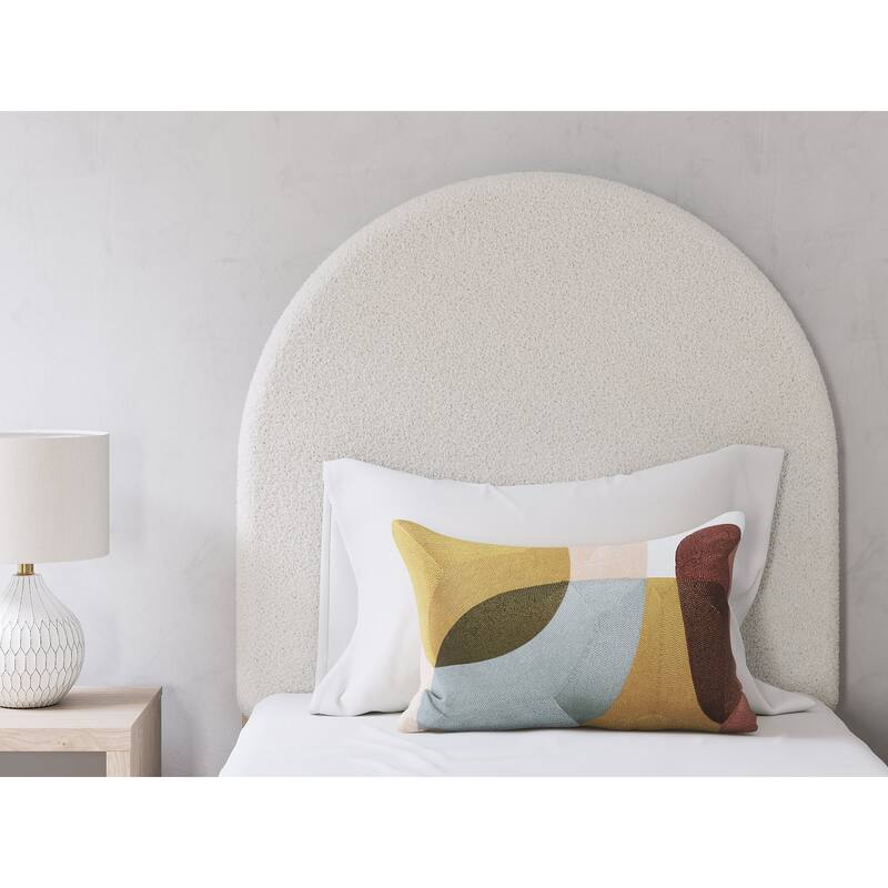 Signature Design by Ashley Shapella Beige/Brown Twin Upholstered Panel Headboard