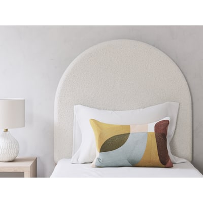 Signature Design by Ashley Shapella Beige/Brown Twin Upholstered Panel Headboard