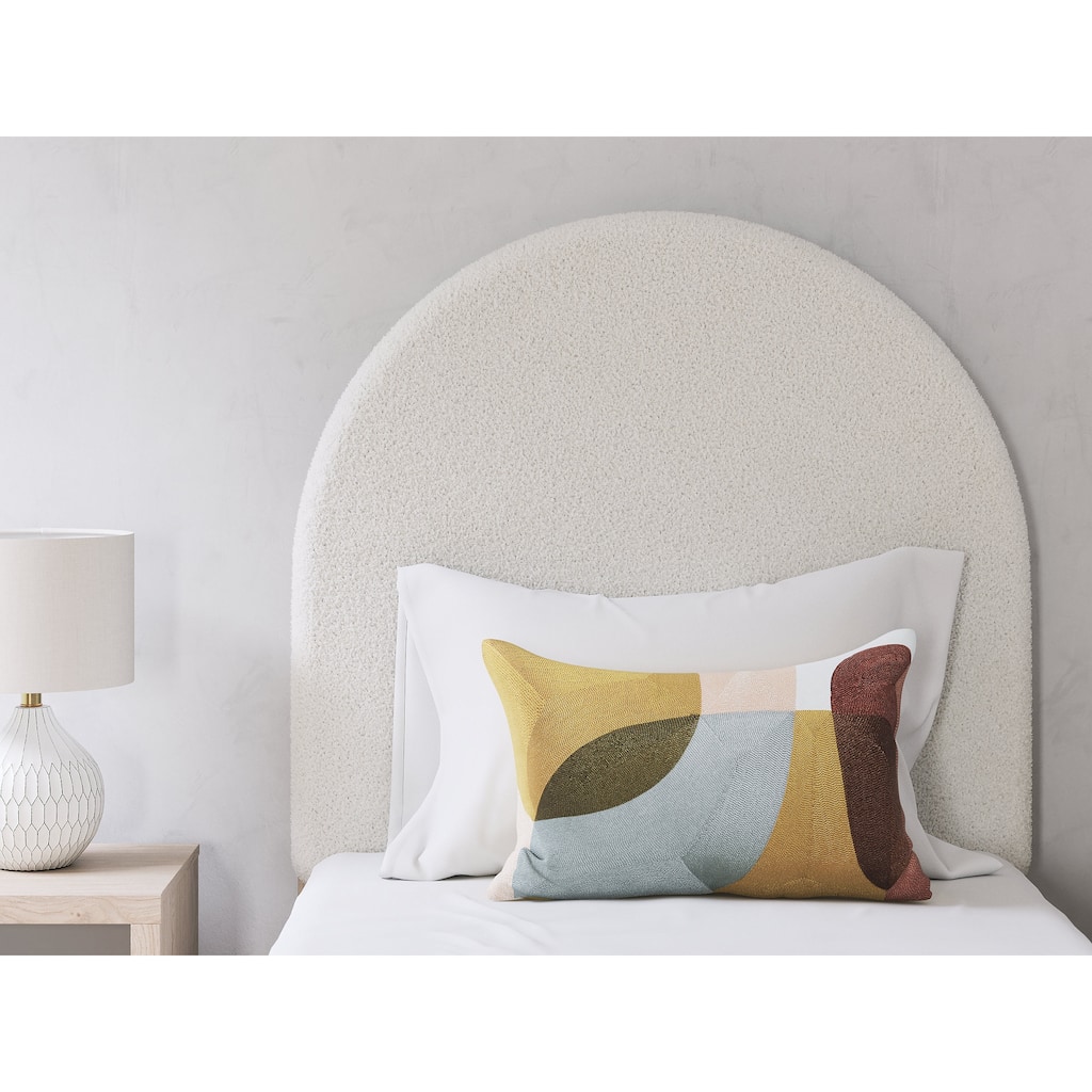 Signature Design by Ashley Shapella Beige/Brown Twin Upholstered Panel Headboard
