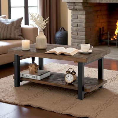 Carbon Loft Lawrence Reclaimed Solid Wood 42-inch Coffee Table