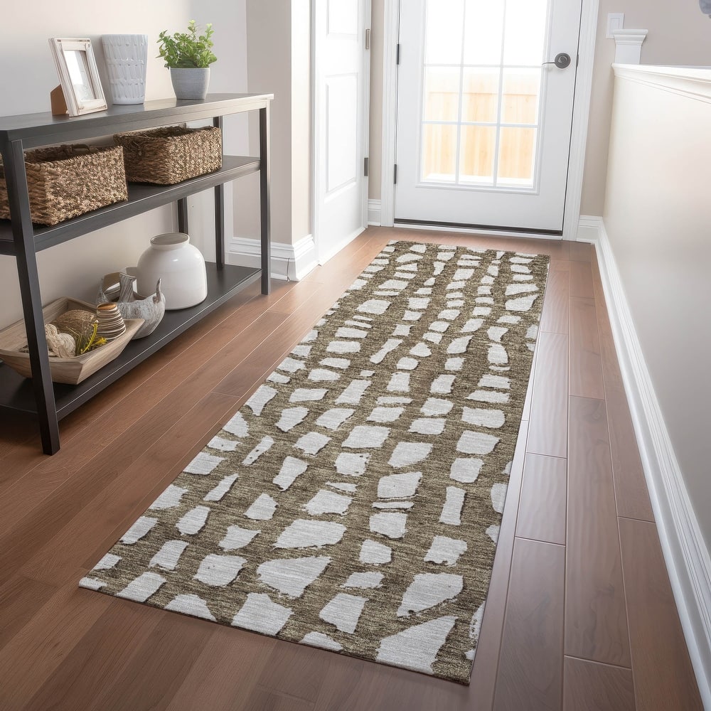 Premium Washable Super Soft Contemporary Cobble Mayfield Rug