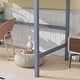 preview thumbnail 25 of 29, Elegant Twin High Loft Bed, Rubber Wood Loft Bed with Safety Guardrail, Built-in Desk, Ladde