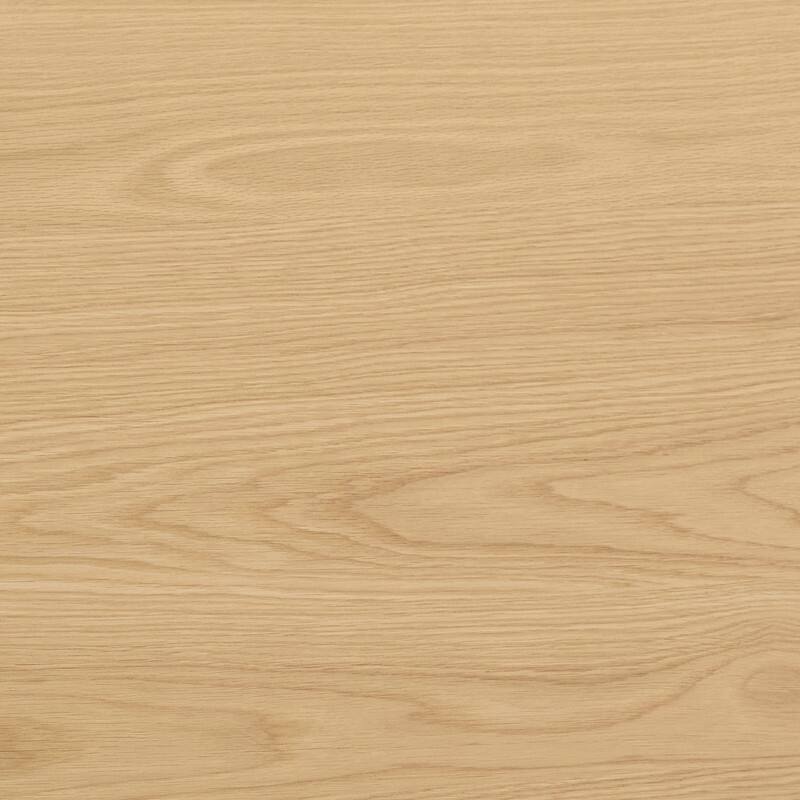 Spruce & Spring 47-Inch Modern Round Wood Dining Table with Cross-Leg Base