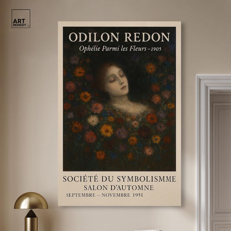 Redon's Beauty Canvas by Art Remedy, Gallery Wrapped