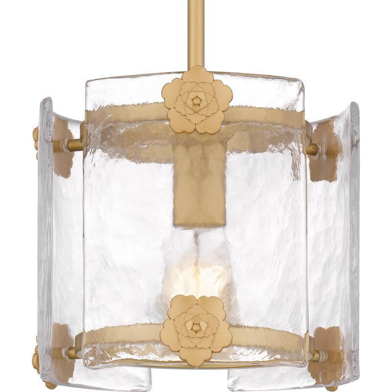 Jolie 1-Light Light Gold Mini Pendant Light