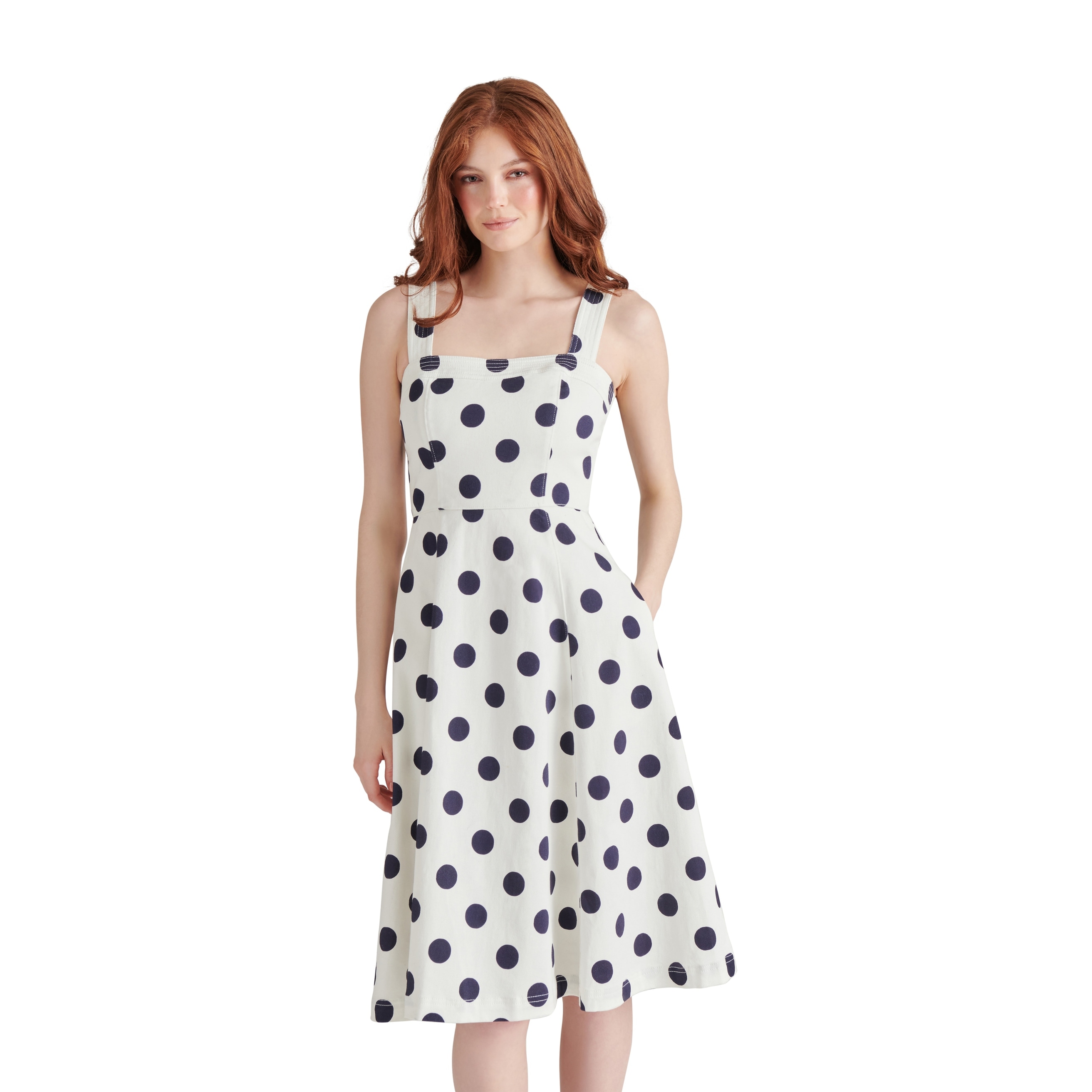 cream floral dress Isabelle Midi Dress